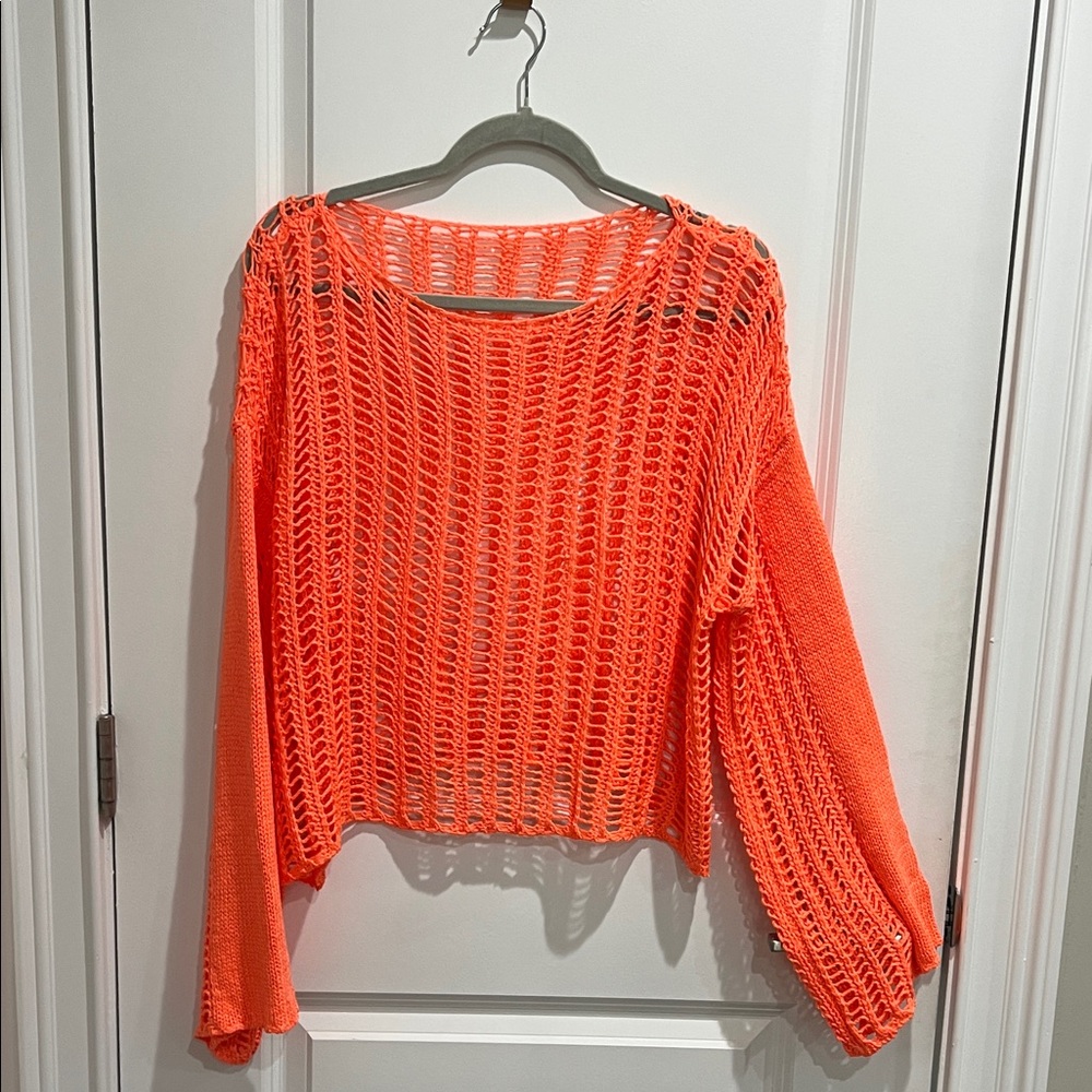 Coral Knit Sweater